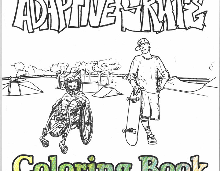 Adaptive Skate Coloring Book