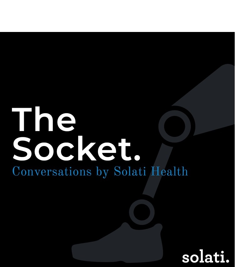 Logo for The Socket, a podcast for amputees