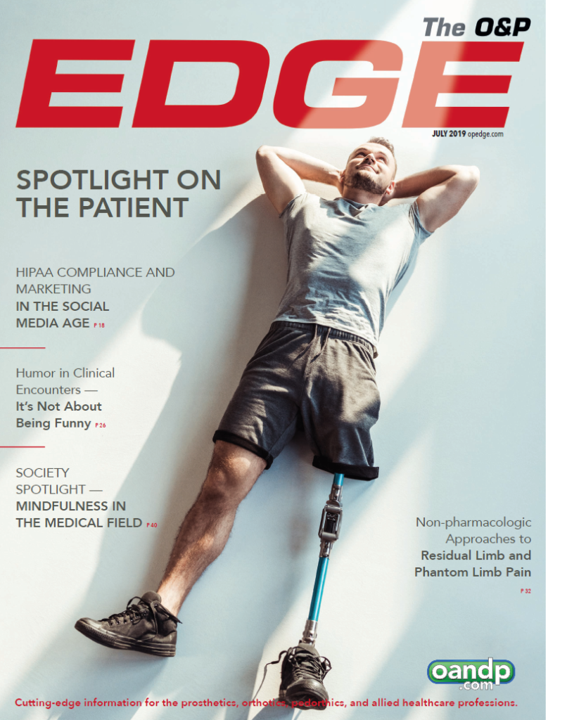O&P Edge cover July 2019