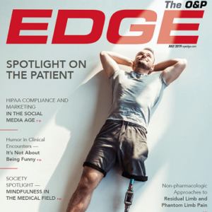 O&P Edge magazine cover