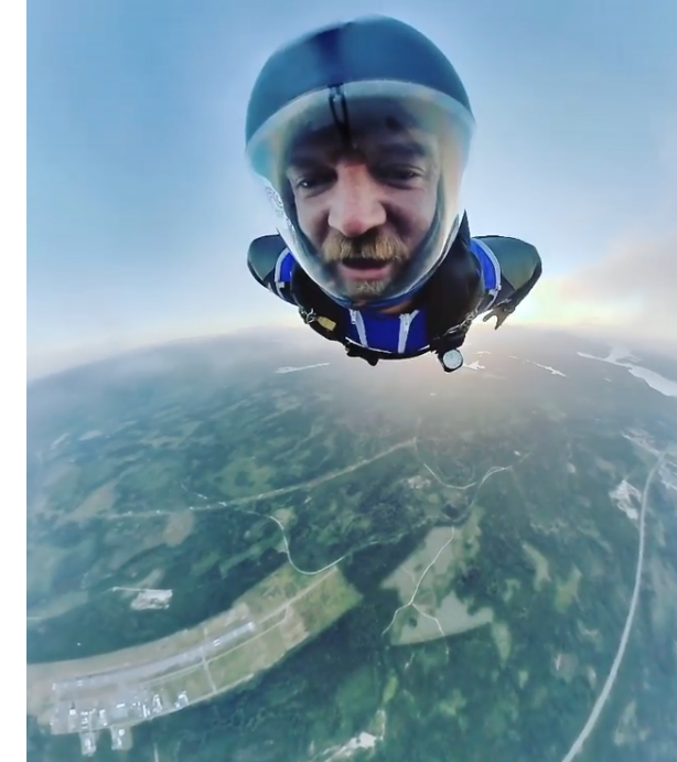 Tyler Turner is an amputee skydiver and wingsuit pilot.