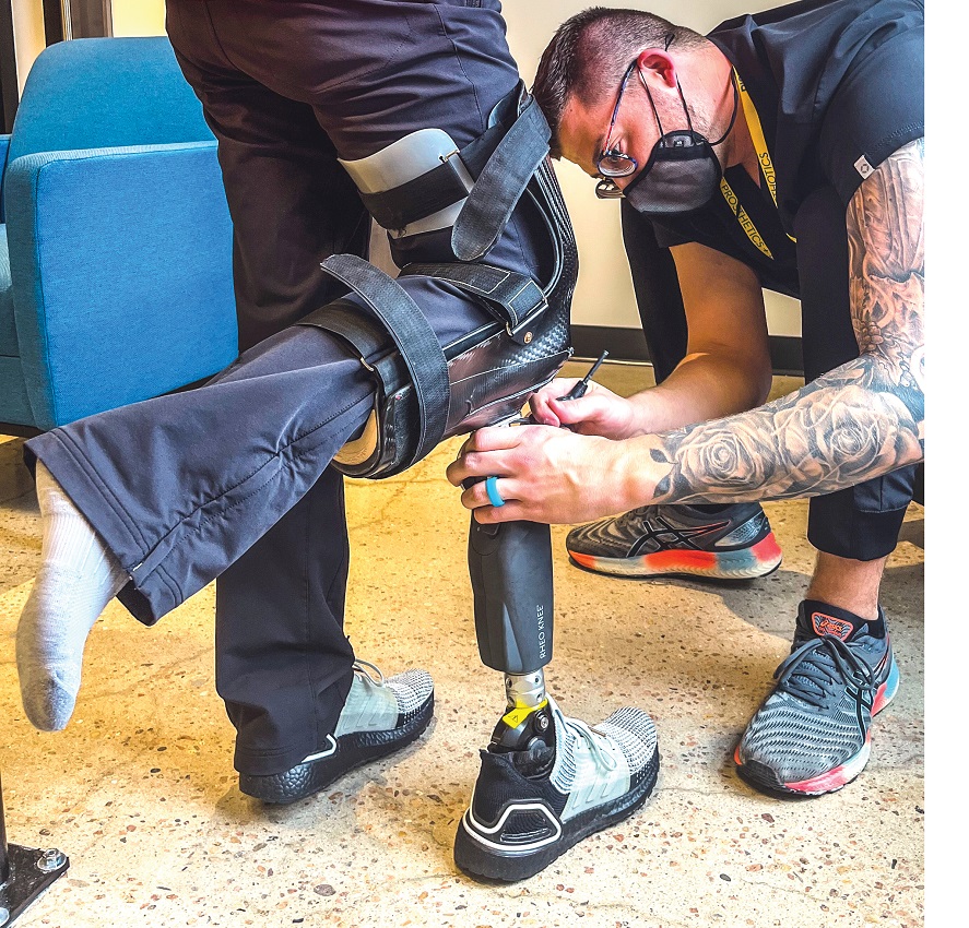 New amputation surgery makes prosthetic foot feel like the real thing