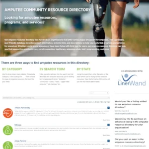 Building a Community-Based Amputee Resource Directory