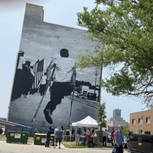 Five-Story Mural Honors Amputee Civil Rights Marcher