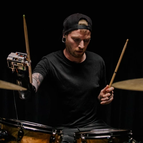 Drummer Jason Barnes, an  has a new nonprofit, Cybernetic Sound, for musicians with disabilities.