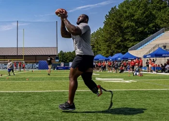 Amputee Athletes Return to the Gridiron
